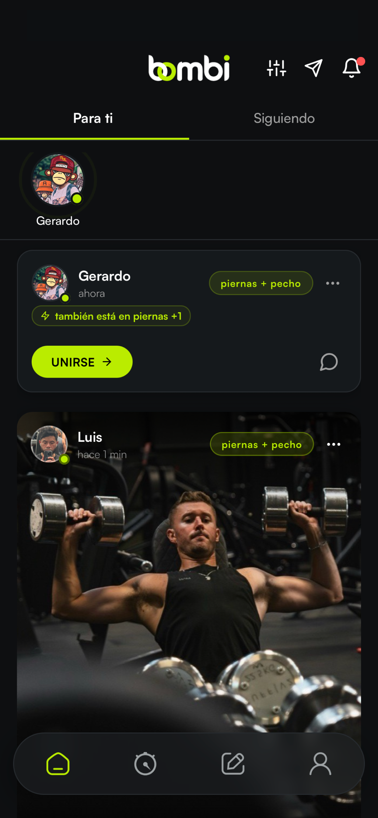bombi en vivo